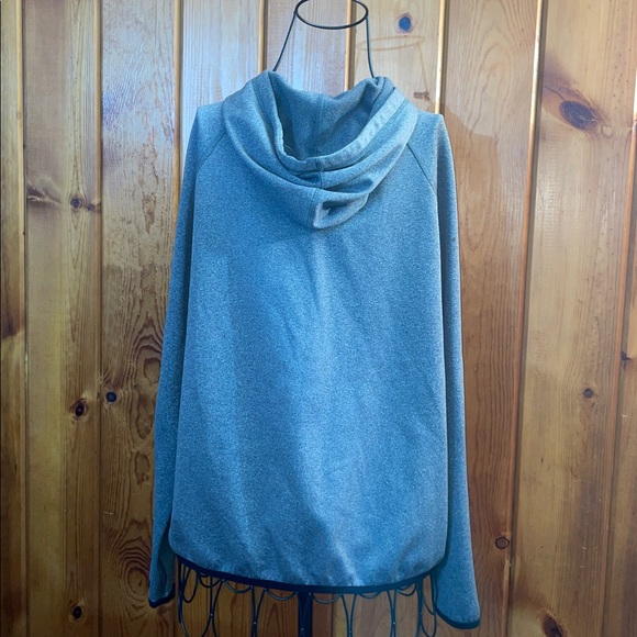 Nike Women's Heather Gray Full-Zip Hoodie zip up hoodie size medium dri fit - Picture 9 of 9